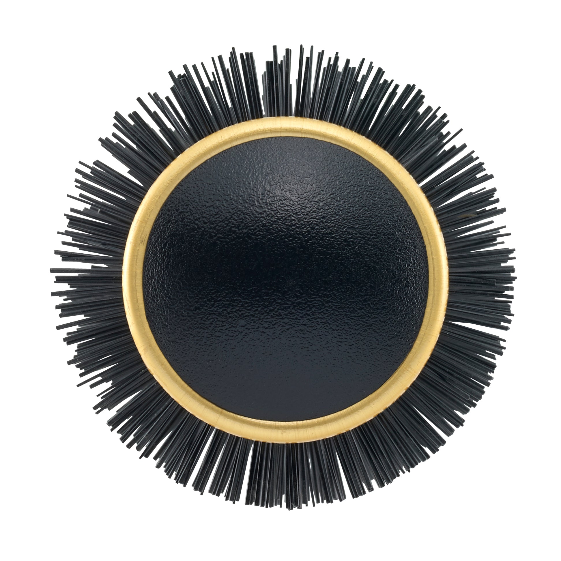 Gold Ceramic Nano Coating & Wavy Ion Bristle Hair Brush - 7.5 Long Barrel - Shopbeautytools