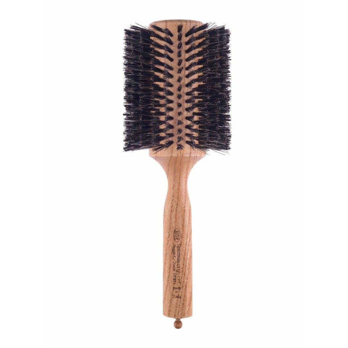 Large Round Boar Bristle Wood Hair Brush - Shopbeautytools