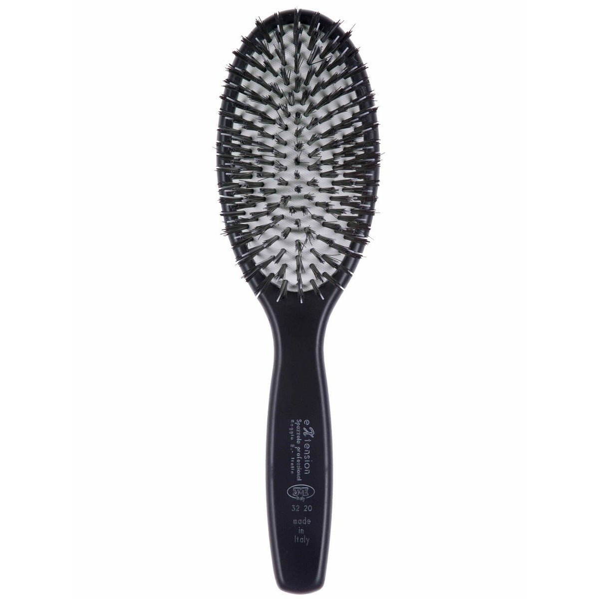 Black Boar Bristle/Nylon Mix Hair Brush| Made in Italy - Shopbeautytools