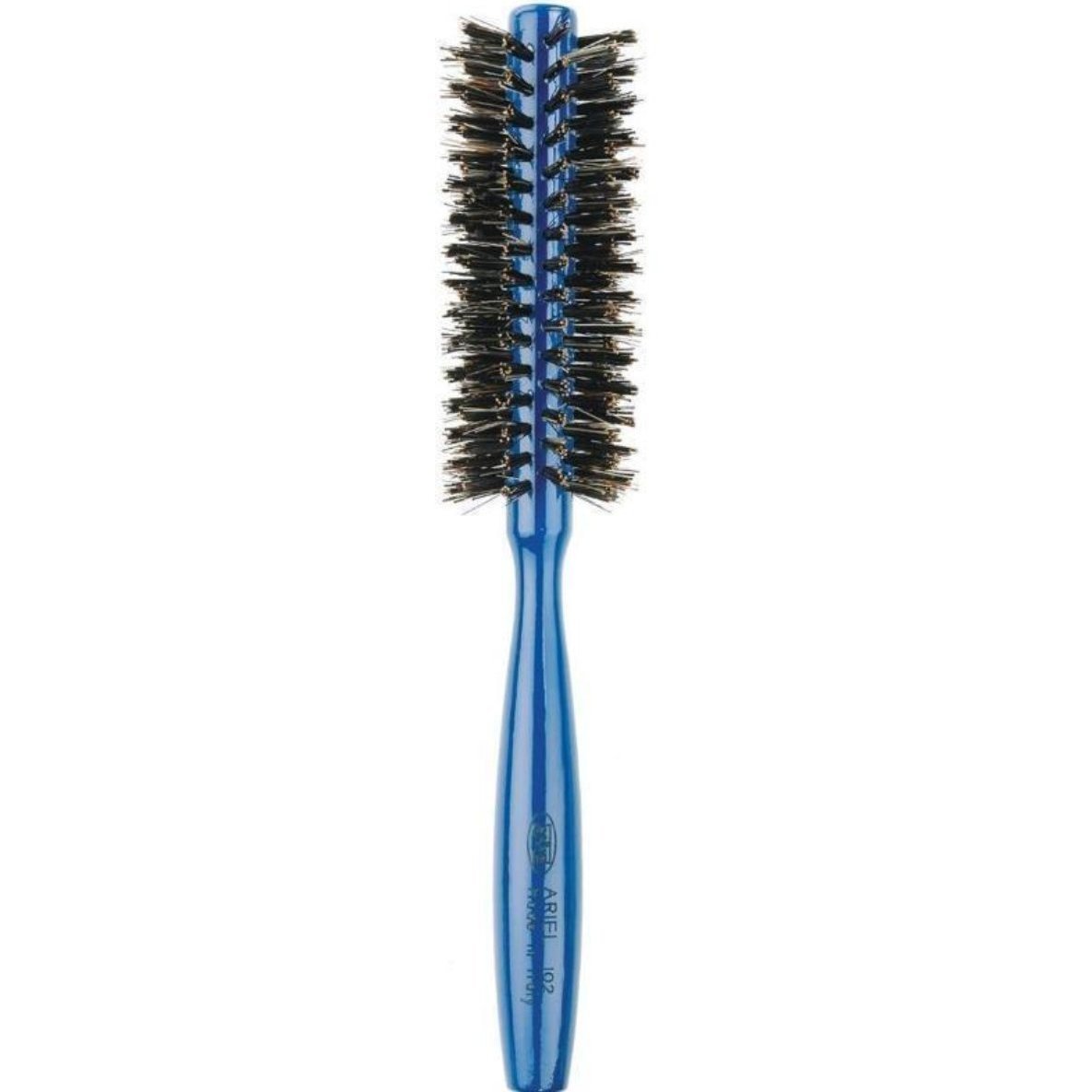 Round Boar Bristle Hair Brushes Ariel Blue 3ME| Made in Italy - Shopbeautytools