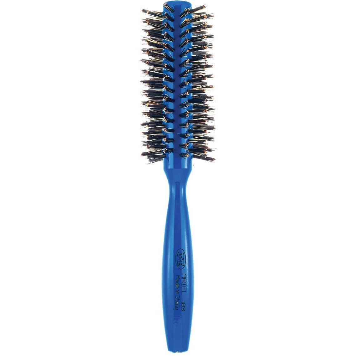 Round Boar Bristle Hair Brushes Ariel Blue 3ME| Made in Italy - Shopbeautytools
