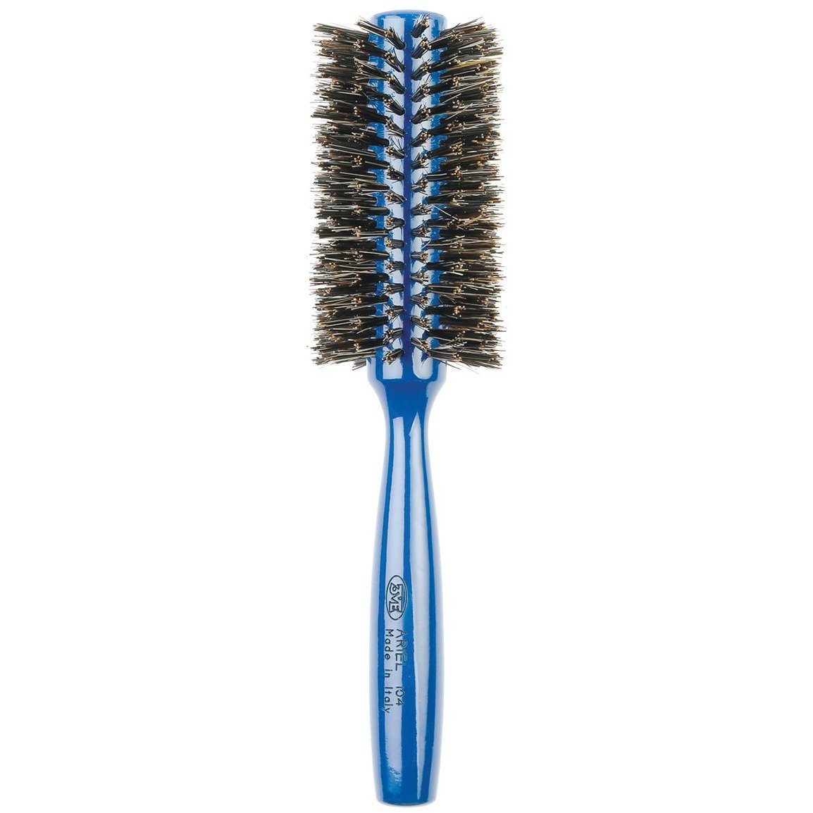 Round Boar Bristle Hair Brushes Ariel Blue 3ME| Made in Italy - Shopbeautytools