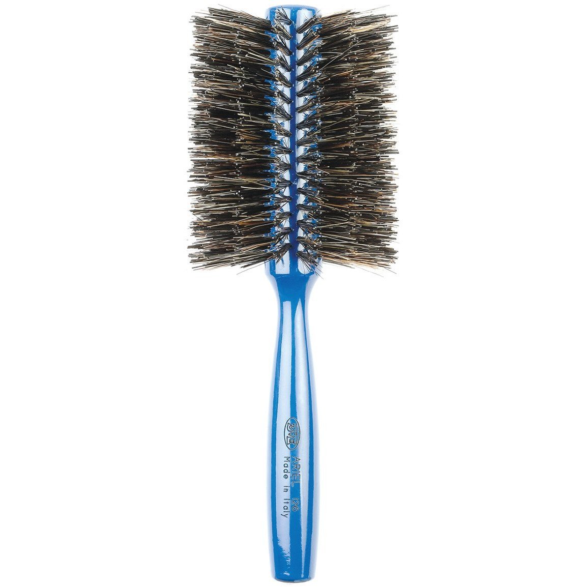 Round Boar Bristle Hair Brushes Ariel Blue 3ME| Made in Italy - Shopbeautytools