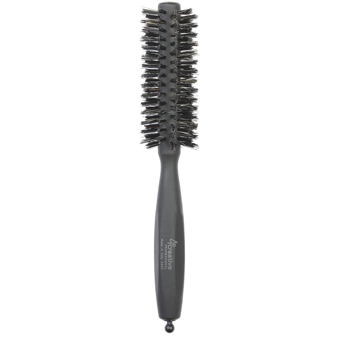 Firm Boar Bristle Round Boar Bristle Hair Brush | Made In Italy - Shopbeautytools
