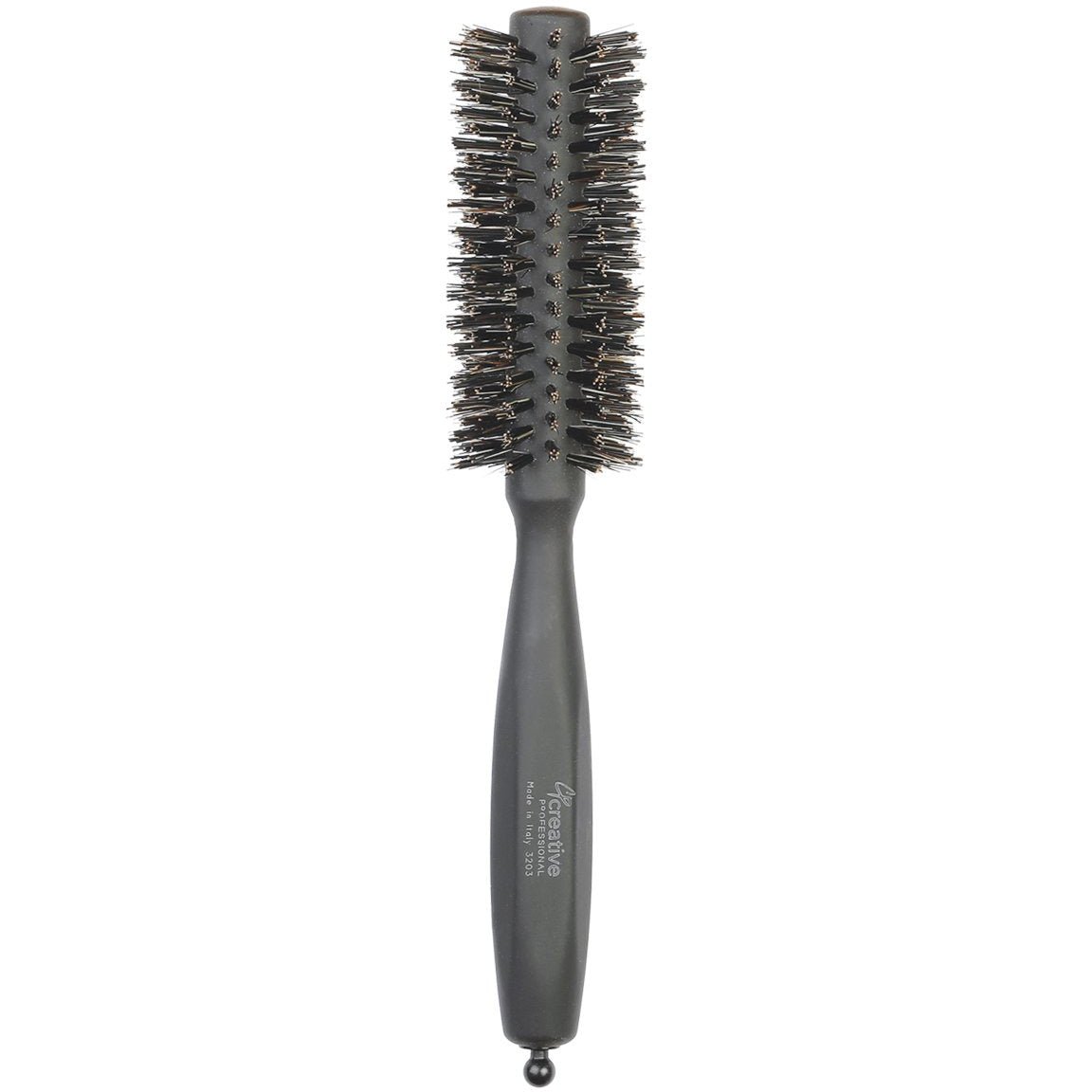 Firm Boar Bristle Round Boar Bristle Hair Brush | Made In Italy - Shopbeautytools