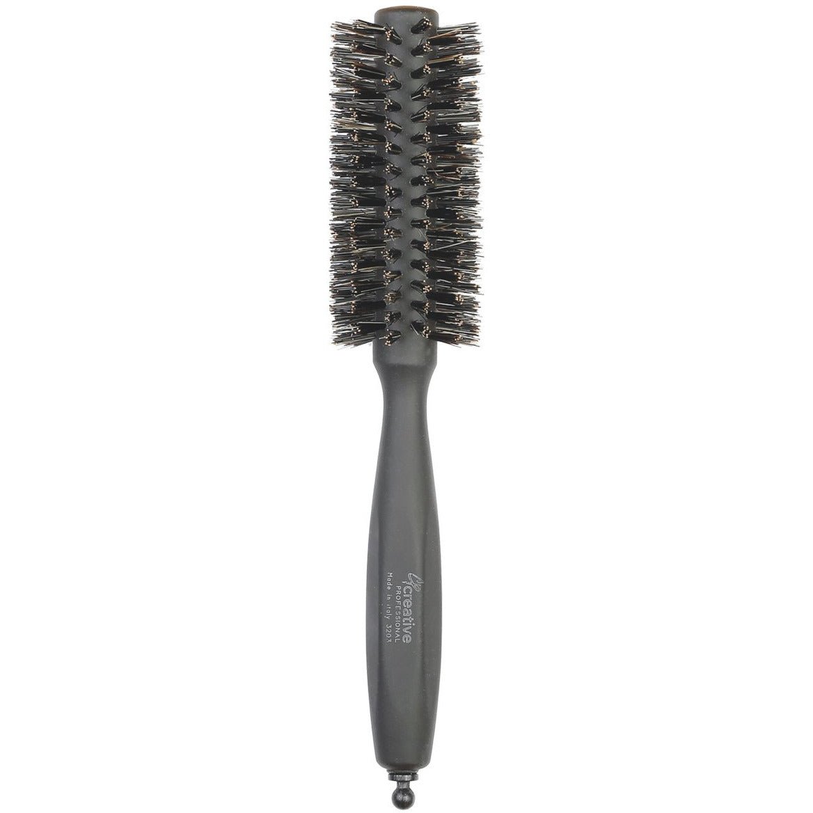 Firm Boar Bristle Round Boar Bristle Hair Brush | Made In Italy - Shopbeautytools