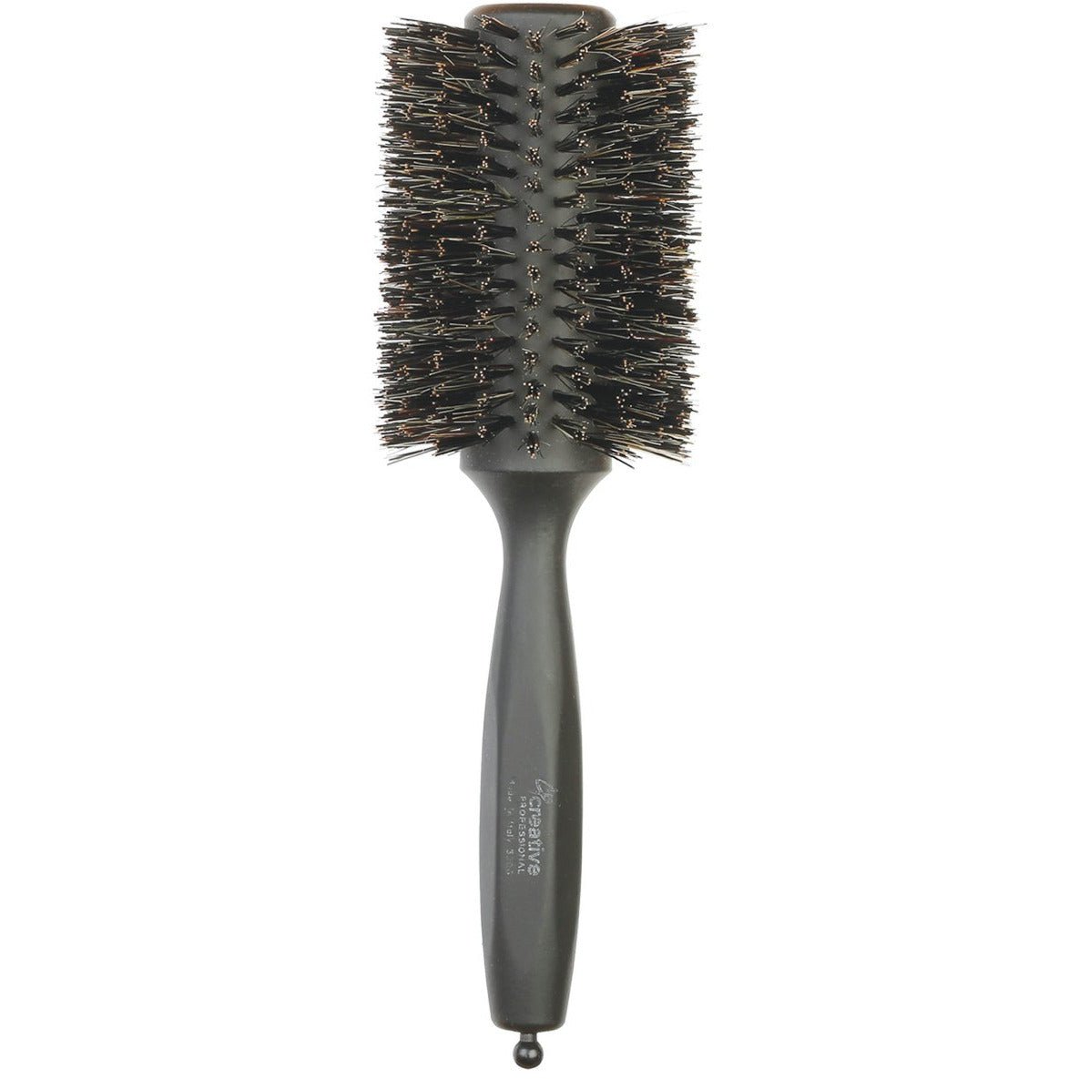 Firm Boar Bristle Round Boar Bristle Hair Brush | Made In Italy - Shopbeautytools