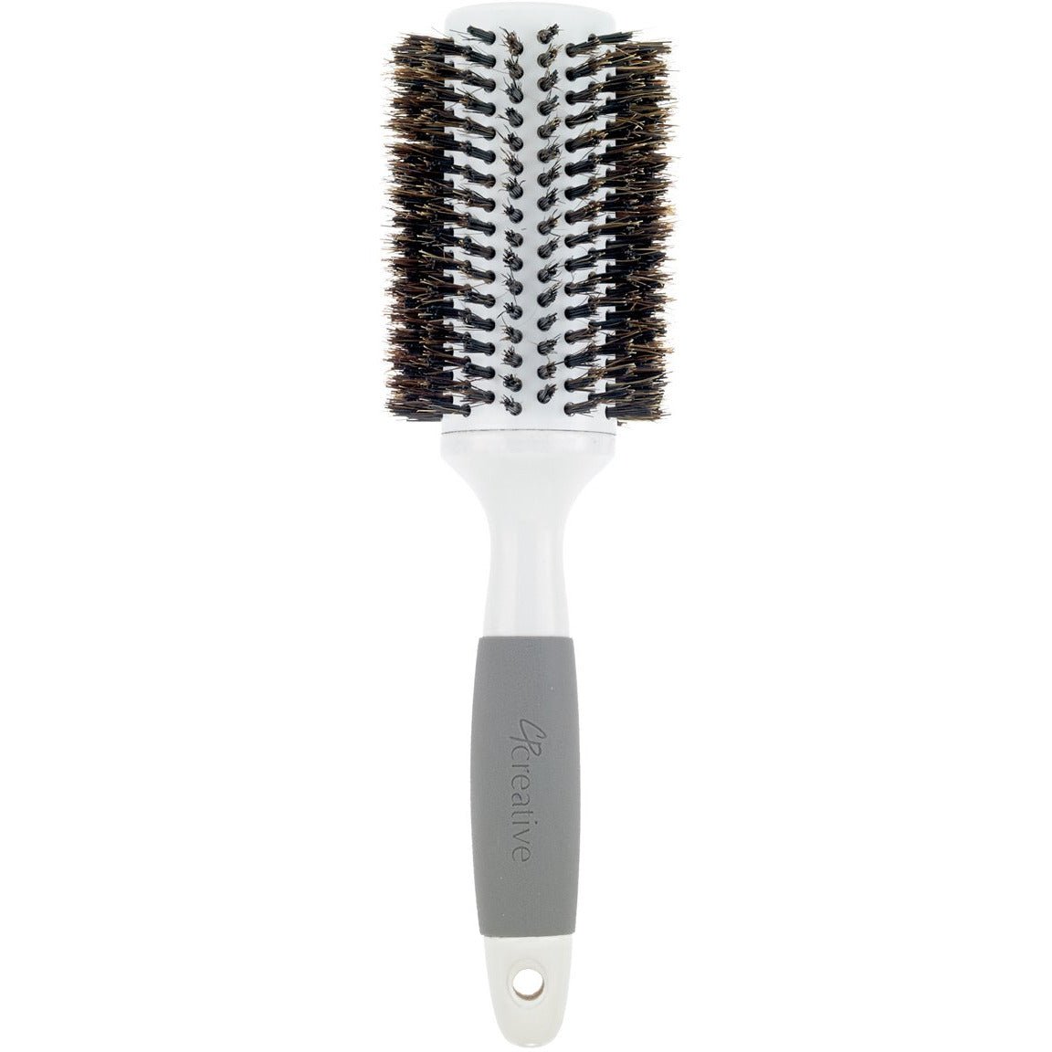 Solid Barrel Ceramic Round Hair Brush for Thick Hair - Shopbeautytools