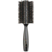 Black Round Nylon Hair Brush Ariel| Made in Italy - Shopbeautytools