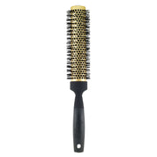 Gold Ceramic Nano Coating & Wavy Ion Bristle Hair Brush - 7.5 Long Barrel - Shopbeautytools