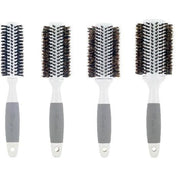 Solid Barrel Ceramic Round Hair Brush for Thick Hair - Shopbeautytools