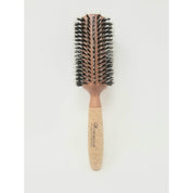 Eco - Friendly Birchwood and Cork Mixed Bristle Round Hair Brush - Shopbeautytools