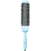 Long Round Barrel Titanium Hair Brush - 7.75"Azzuro| Made in Italy - Shopbeautytools