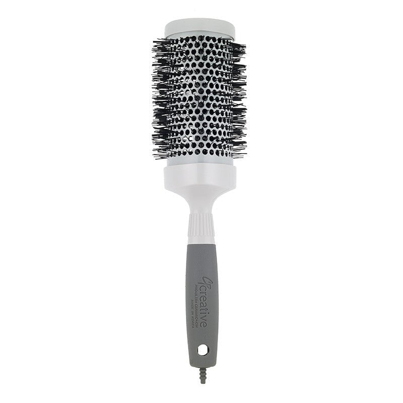 Pro Triangle Ceramic Hair Brush - Nylon Bristle - Shopbeautytools