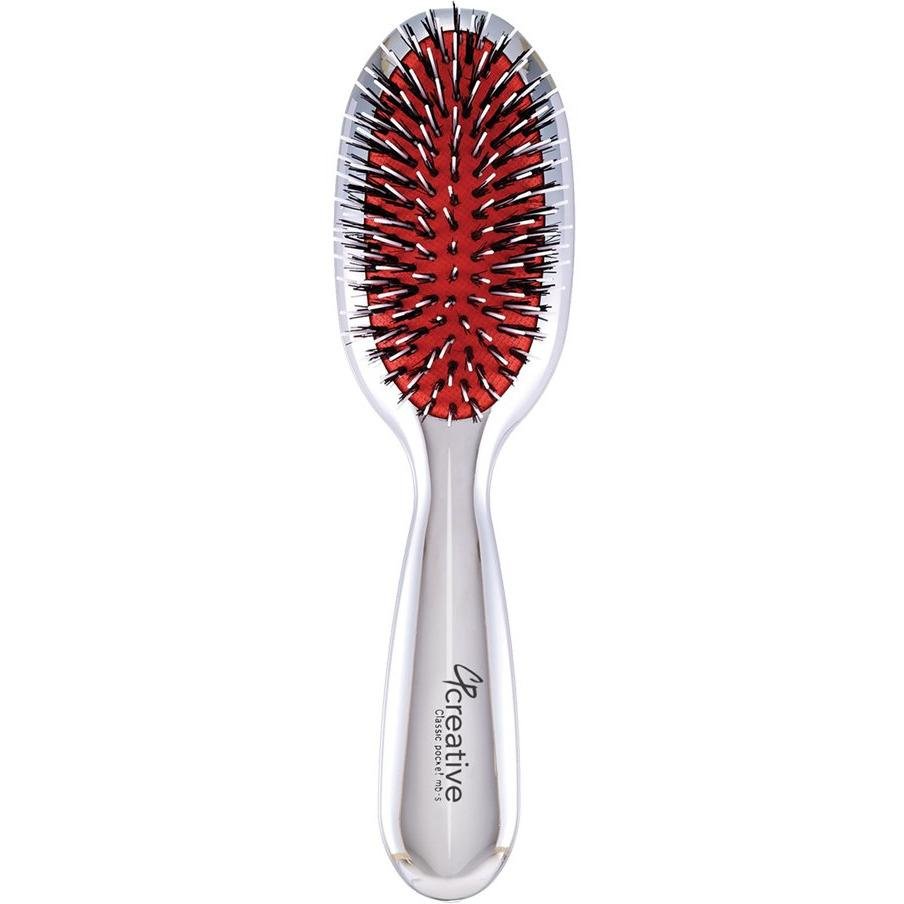 Classic Signature Silver Paddle Hair Brush (2 sizes and 2 bristle types) - Shopbeautytools
