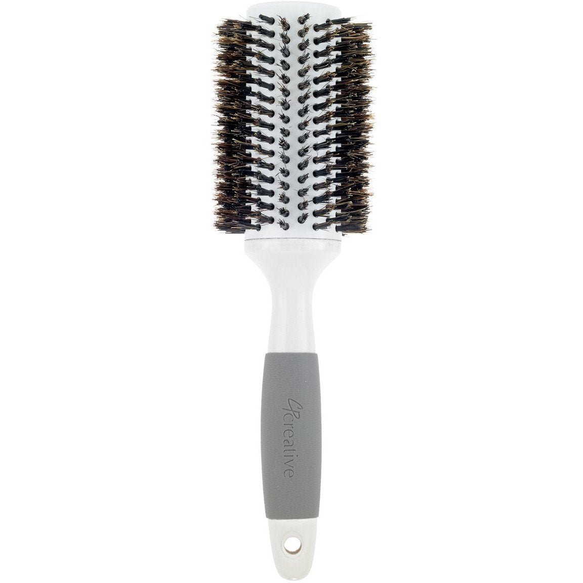 Solid Barrel Ceramic Round Hair Brush for Thick Hair - Shopbeautytools