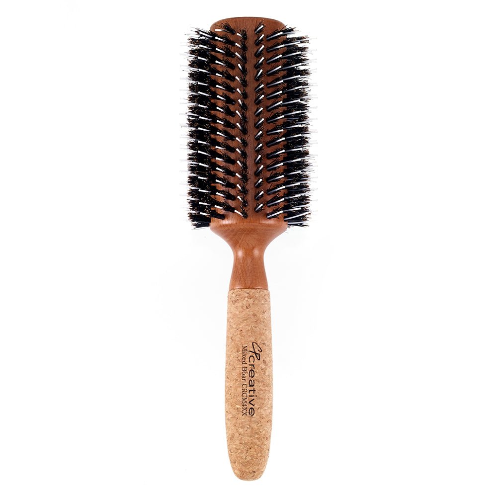 Cork Boar Bristle Hair Brush & Nylon Mix - Shopbeautytools