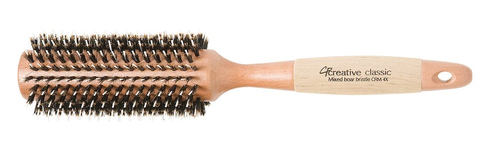 Eco - Friendly Mixed Bristle Round Hair Brush - Shopbeautytools