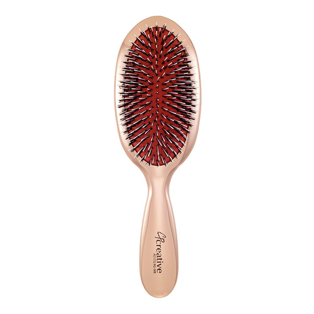 Classic Signature Rose Gold Paddle Hair Brush (2 sizes and 2 bristle types) - Shopbeautytools
