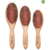 Wood Paddle Mix Bristle Hair Brush - Shopbeautytools
