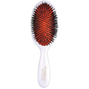 White Paddle Boar Bristle Hair Brushes - Shopbeautytools