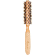 Eco - Friendly Birchwood and Cork Mixed Bristle Round Hair Brush - Shopbeautytools