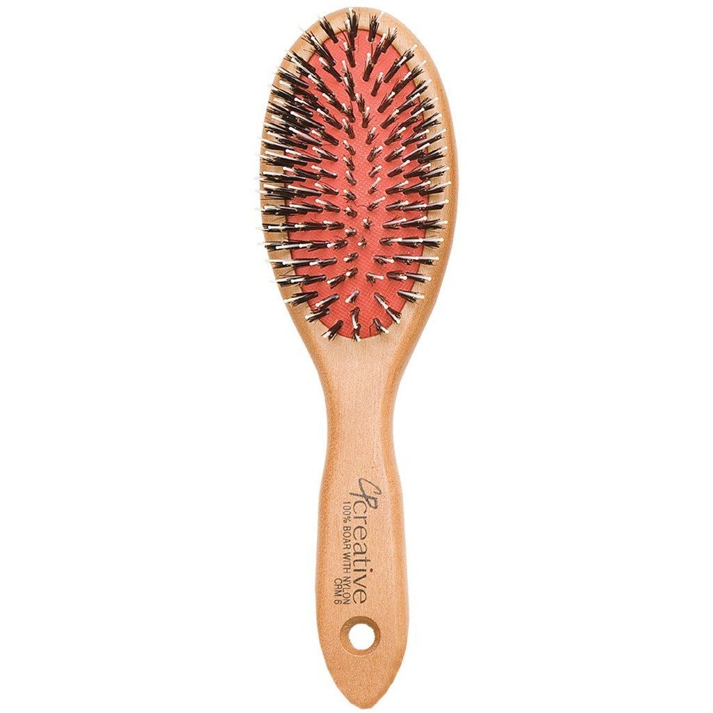 Wood Paddle Mix Bristle Hair Brush - Shopbeautytools