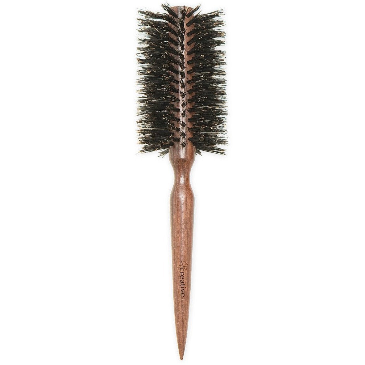 Boar Bristle Round Hair Brush Rosewood - Shopbeautytools
