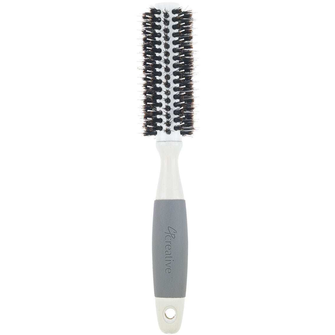 Solid Barrel Mixed Bristle Ceramic Round Hair Brush - Shopbeautytools