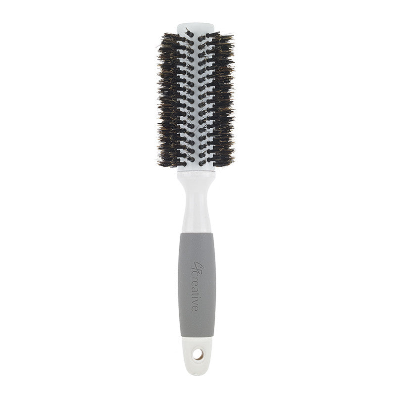 Ceramic Solid Boar Bristle Hair Brush Thermal Infused shopbeautytools