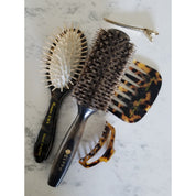 Italian Hand Crafted Hair Brush - Tortoise - Shopbeautytools
