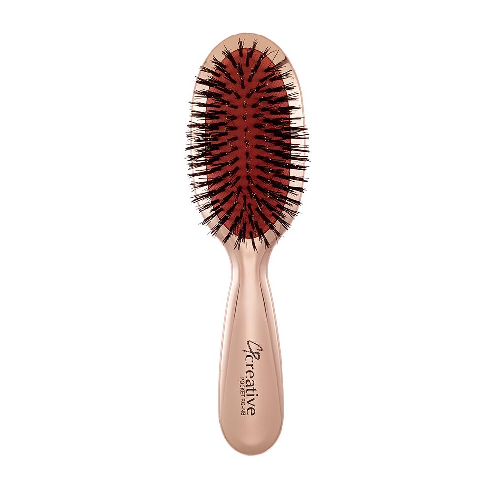 Classic Signature Rose Gold Paddle Hair Brush (2 sizes and 2 bristle types) - Shopbeautytools