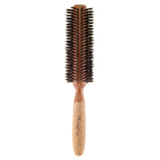 Eco-Friendly Extended 6" Long Cork Barrel Round Hair Brush