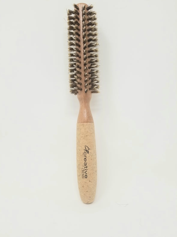 Eco-Friendly Mixed Bristle Round Hair Brush