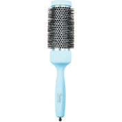 Italian Round  Ceramic Thermal Hair Brush Azzurro blue