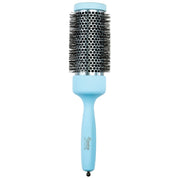 Italian Round Thermal Hair Brush Azzurro blue
