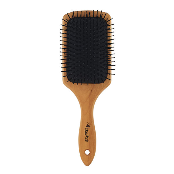 Large Paddle-Wooden Hairbrush