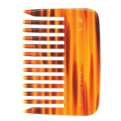 C5 Wide Tooth 4 Inch Tortoise Hair Comb