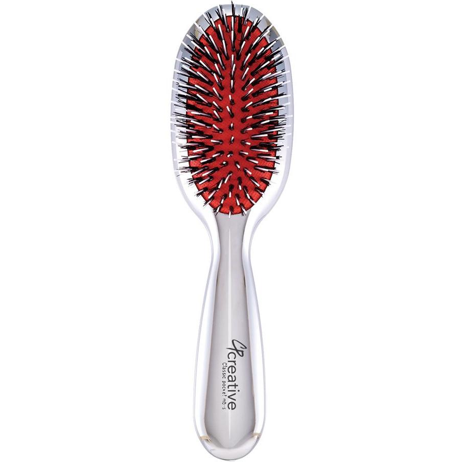 Classic Signature Silver Paddle Hair Brush (2 sizes and 2 bristle types)
