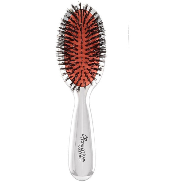 Classic Signature Silver Paddle Hair Brush (2 sizes and 2 bristle types)