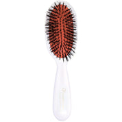 White Paddle Boar Bristle Hair Brushes