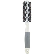 Solid Barrel Mixed Bristle Ceramic Round Hair Brush