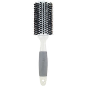 Solid Barrel Mixed Bristle Ceramic Round Hair Brush