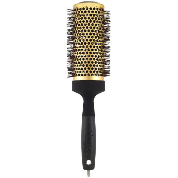 Gold Nano Ceramic Hair Brush with XL Barrel shopbeautools
