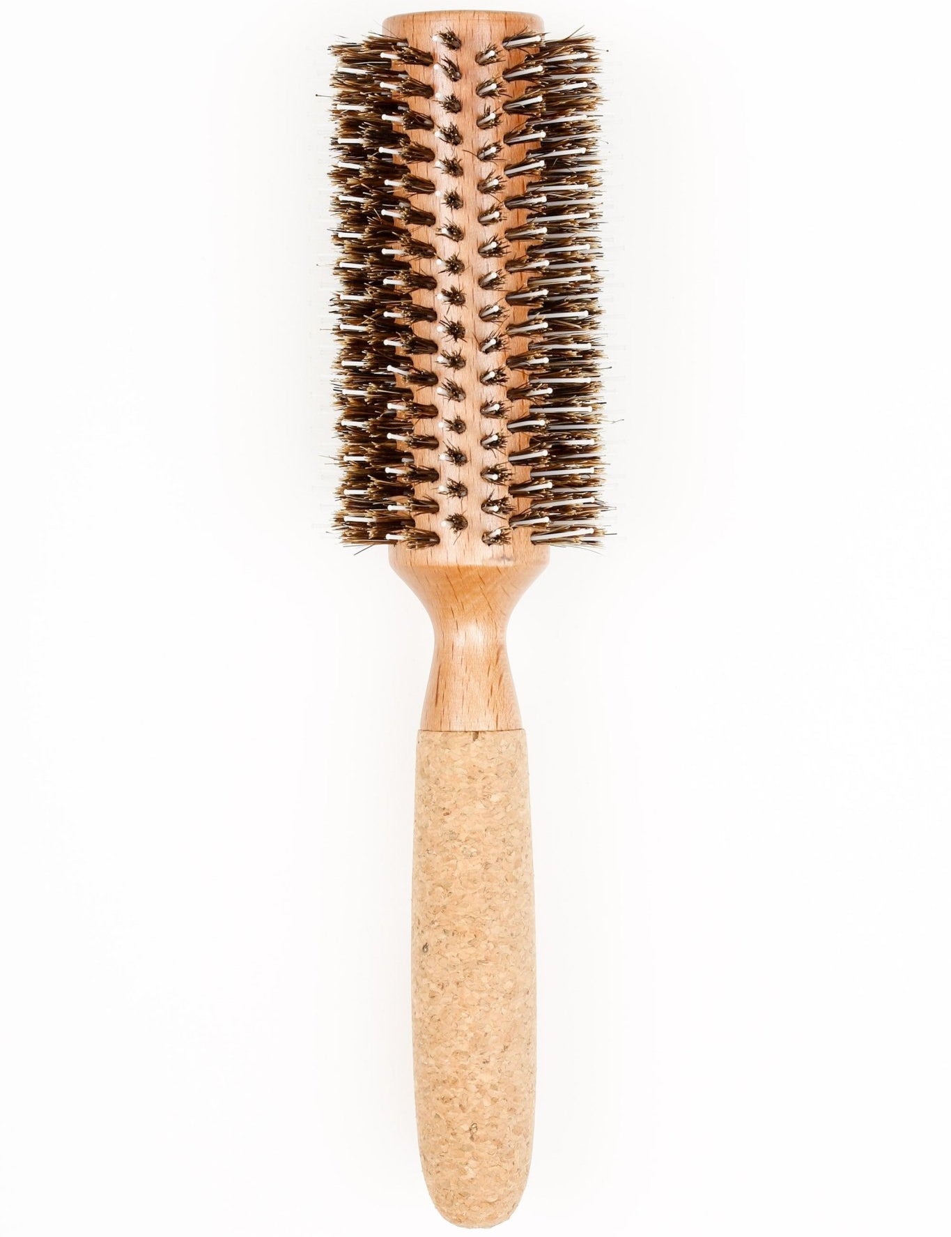 Cork Boar Bristle Hair Brush & Nylon Mix - Shopbeautytools