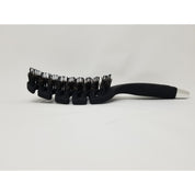 creative hair brush the flex brush black boar bristle mix brush nylon 