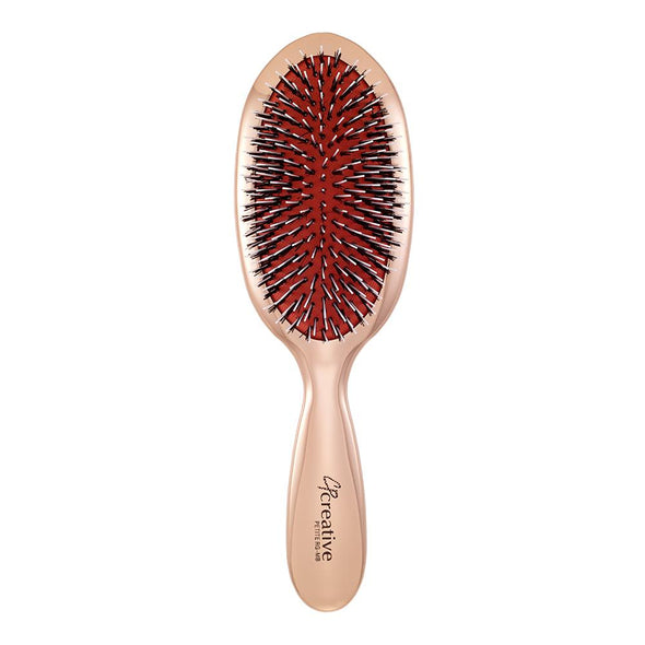 Classic Signature Rose Gold Paddle Hair Brush (2 sizes and 2 bristle types)
