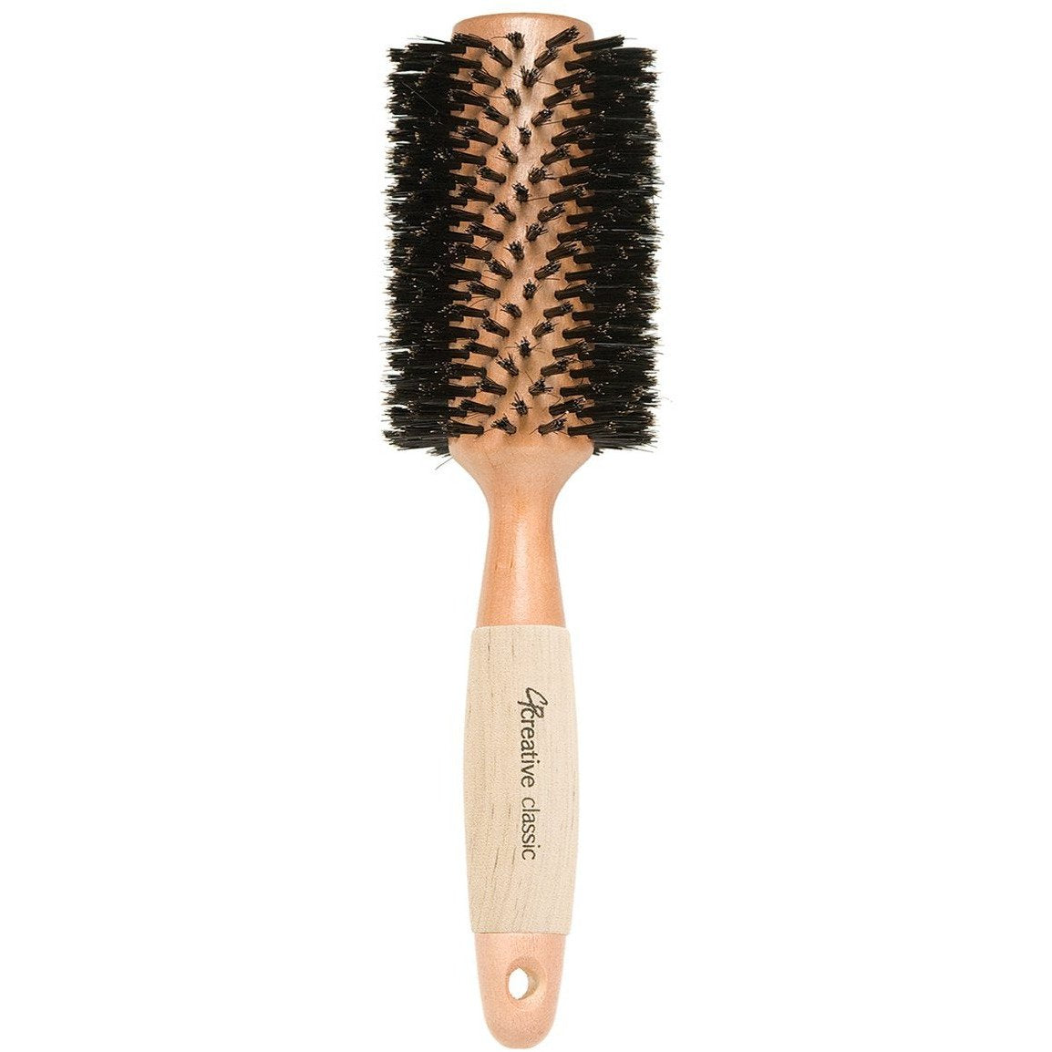 Brushes - Eco-Friendly Reinforced Boar Bristle Round Hair Brush For Thick Hair