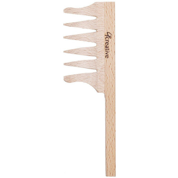 Combs - Birch Wood 8.35 Inch Wide-Tooth Comb