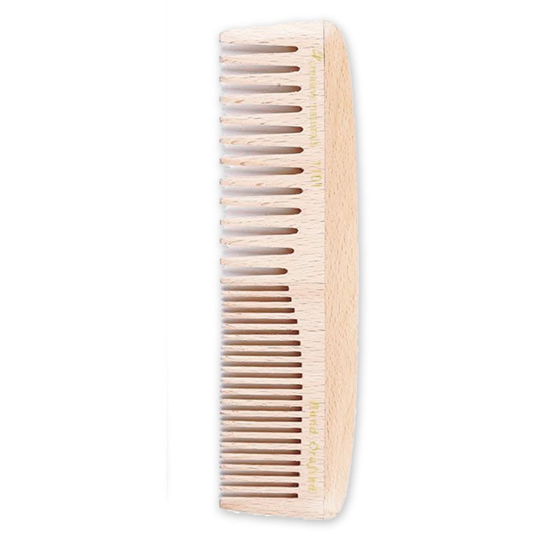 Combs - Birch Wood 8 Inch Fine And Medium-Tooth Comb